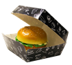 Hamburger box / krabička EKO na hamburger 120x120x70 mm s potiskem