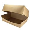 Hamburger box / krabička EKO na hamburger 195x135x100 mm kraft