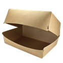 Hamburger box / krabička EKO na hamburger 195x135x100 mm kraft