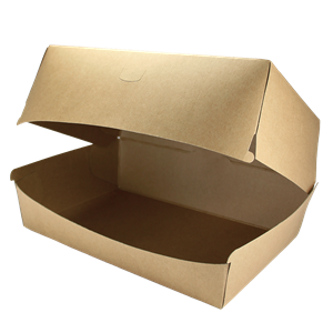 Hamburger box / krabička EKO na hamburger 195x135x100 mm kraft