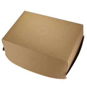 Hamburger box / krabička EKO na hamburger 195x135x100 mm kraft