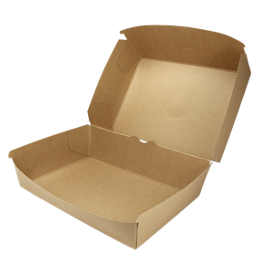 Hamburger box / krabička EKO na hamburger 195x135x100 mm kraft