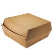 Hamburger box / krabička EKO na hamburger 140x140x70 mm kraft ideal pack®