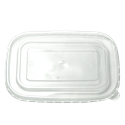 Plastové víčko PP na misku EKO na salát 168x120 mm transparentní oválné ideal pack®