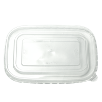 Plastové víčko PP na misku EKO na salát 168x120 mm transparentní oválné ideal pack®