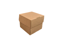 Hamburger box / krabička EKO na hamburger 118x120x106 mm kraft