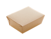 Papírový box EKO na jídlo 150x115x50 mm hnědý 600 ml