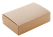 Papírový box EKO na jídlo 120x85x50 mm hnědý 500 ml ideal pack®
