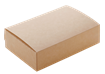 Papírový box EKO na jídlo 165x115x45 mm hnědý 700 ml