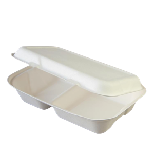 Menu box EKO z cukrové třtiny 250x160x60 mm 2-dílný 1000 ml