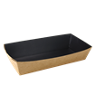 Papírová miska EKO na párek v rohlíku / fast food 165x70x40 mm kraft ideal pack®