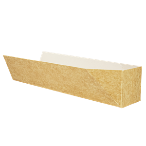 Papírový tácek EKO párek v rohlíku / hot dog 179x42x40 mm