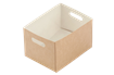 Papírová miska EKO na hranolky / fast food 70x100x60 mm hnědá ideal pack®
