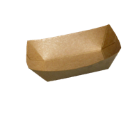Papírová miska EKO na hranolky / fast food 117x85x28 mm kraft