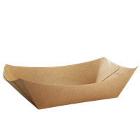 Papírová miska EKO na hranolky / fast food 120x80/175x50 mm kraft