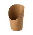 Papírový kornout EKO na hranolky 350 ml kraft