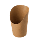 Papírový kornout EKO na hranolky 350 ml kraft