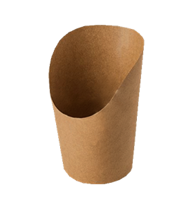 Papírový kornout EKO na hranolky 350 ml kraft