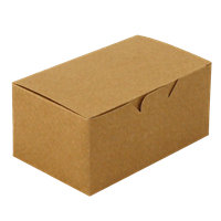 Papírový box / krabička EKO na nugety 115x75x45 mm kraft ideal pack®