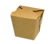 Papírový box EKO na nudle 900 ml hranaté dno kraft