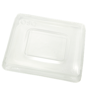 Plastové víčko PET na misku 121x106 mm transparentní 