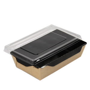 Plastové víčko PET na misku 207x127 mm transparentní 