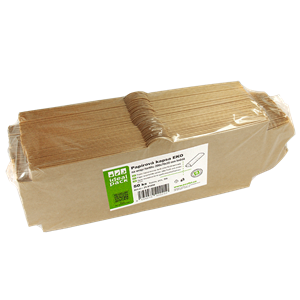 Papírová kapsa EKO na wrap / tortillu 200x70x55 mm hnědá ideal pack®