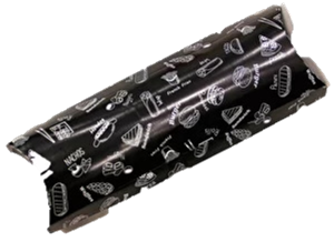 Papírová kapsa EKO na wrap / tortillu 200x70x55 mm s potiskem