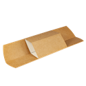 Papírový pásek EKO na bagetu 230x91 mm hnědý ideal pack®