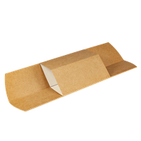 Papírový pásek EKO na bagetu 230x91 mm hnědý ideal pack®