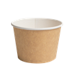 Papírová miska EKO na polévku / salát 135x103x95 mm 900 ml hnědá