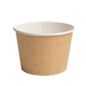 Papírová miska EKO na polévku / salát 135x103x95 mm 900 ml hnědá