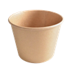 Papírová miska EKO na polévku / salát 140x105x100 mm 900 ml kraft