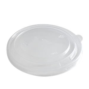 Plastové víčko PP na misku EKO na polévku / salát O140 mm transparentní 