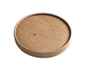 Papírové víčko na misku EKO na polévku / salát O140 mm kraft