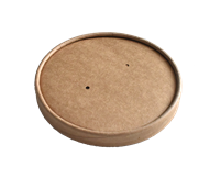 Papírové víčko na misku EKO na polévku / salát O140 mm kraft