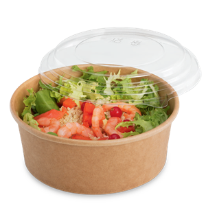 Papírová miska EKO na salát 149x128x61 mm kraft