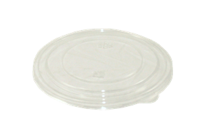 Plastové víčko PET na misku EKO na salát O150 mm transparentní