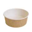 Papírová miska EKO na salát 150x128x60 mm 750 ml hnědá 