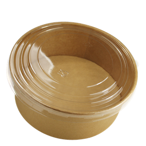 Papírová miska EKO na salát 168x147x64 mm 1090 ml kraft