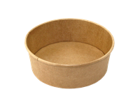 Papírová miska EKO na salát 165x144x70 mm 1100 ml kraft ideal pack®