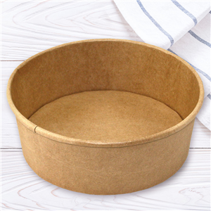 Papírová miska EKO na salát 165x144x70 mm 1100 ml kraft ideal pack®