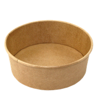 Papírová miska EKO na salát 185x160x70 mm 1300 ml kraft
