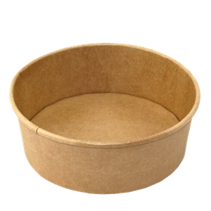 Papírová miska EKO na salát 185x160x70 mm 1300 ml kraft