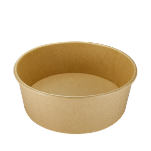 Papírová miska EKO na salát 183x160x65 mm 1300 ml kraft ideal pack®