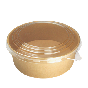 Papírová miska EKO na salát 183x160x65 mm 1300 ml kraft ideal pack®