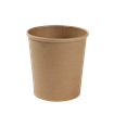 Papírová miska EKO na polévku 300 ml kraft O90 mm
