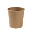 Papírová miska EKO na polévku 300 ml kraft O90 mm