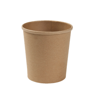 Papírová miska EKO na polévku 300 ml kraft O90 mm