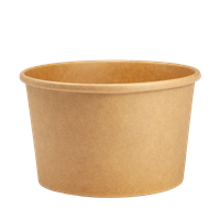 Papírová miska EKO na polévku 230 ml kraft ideal pack®